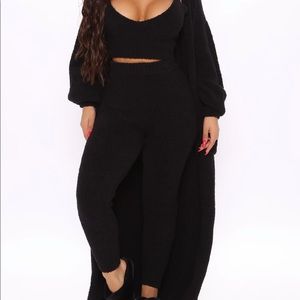 Fashion Nova 3 piece cozy set